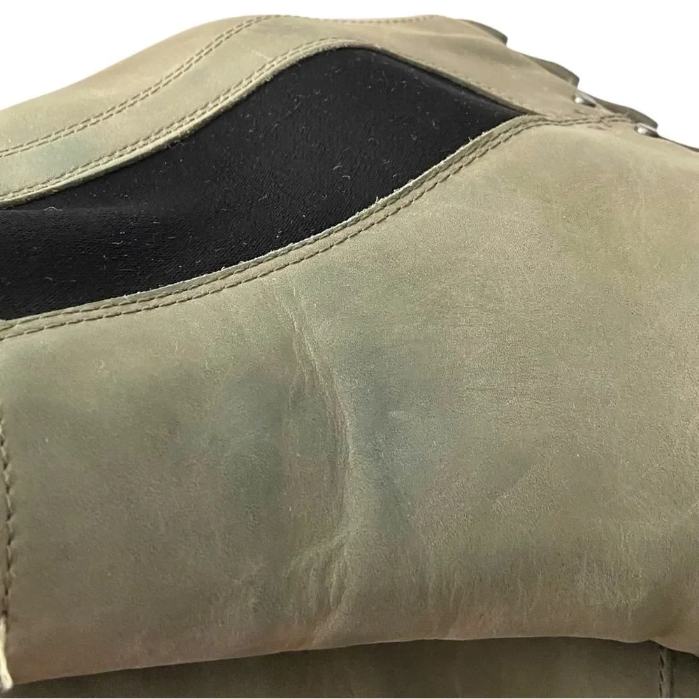 Sorel Lea Wedge Boots in Kettle (Gray)  Size US 9.5